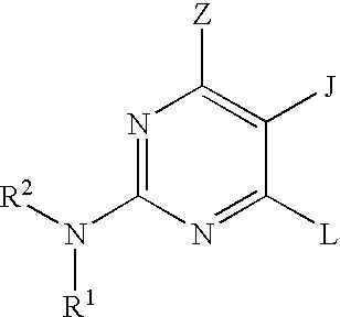 Pyrimidine inhibitors of phosphodiesterase (PDE) 7