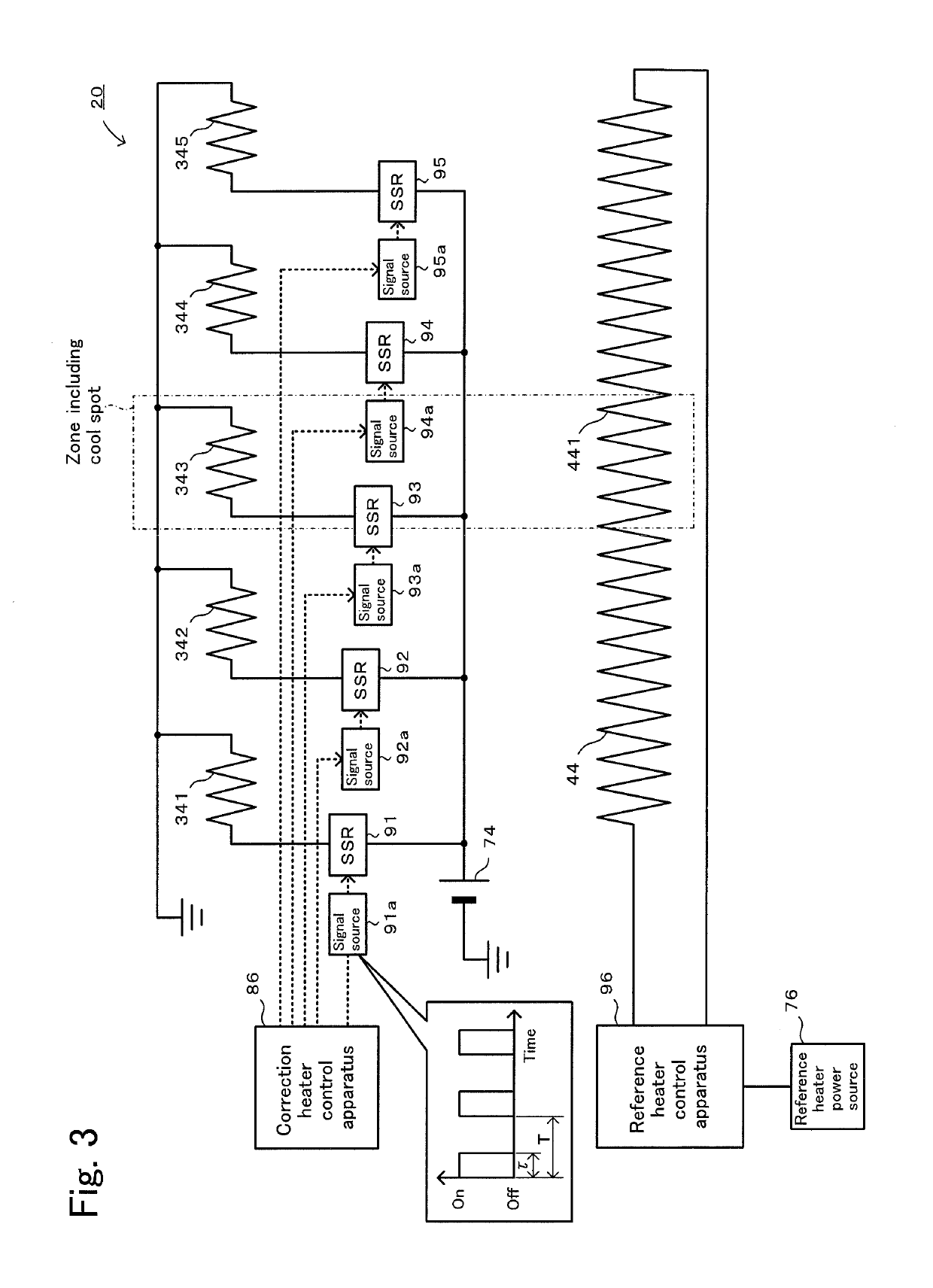 Electrostatic chuck heater