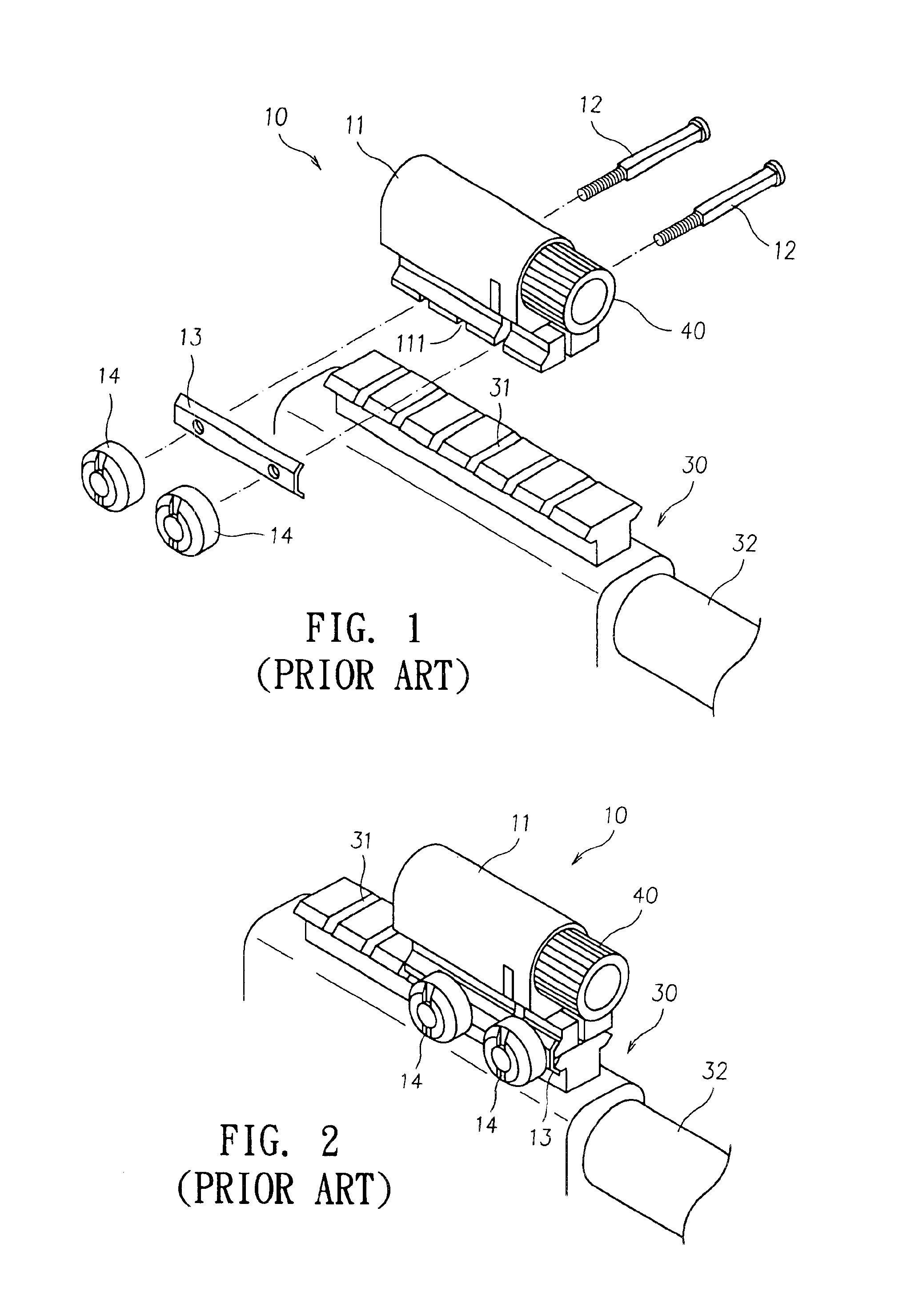 Connecting device for weapon accessory