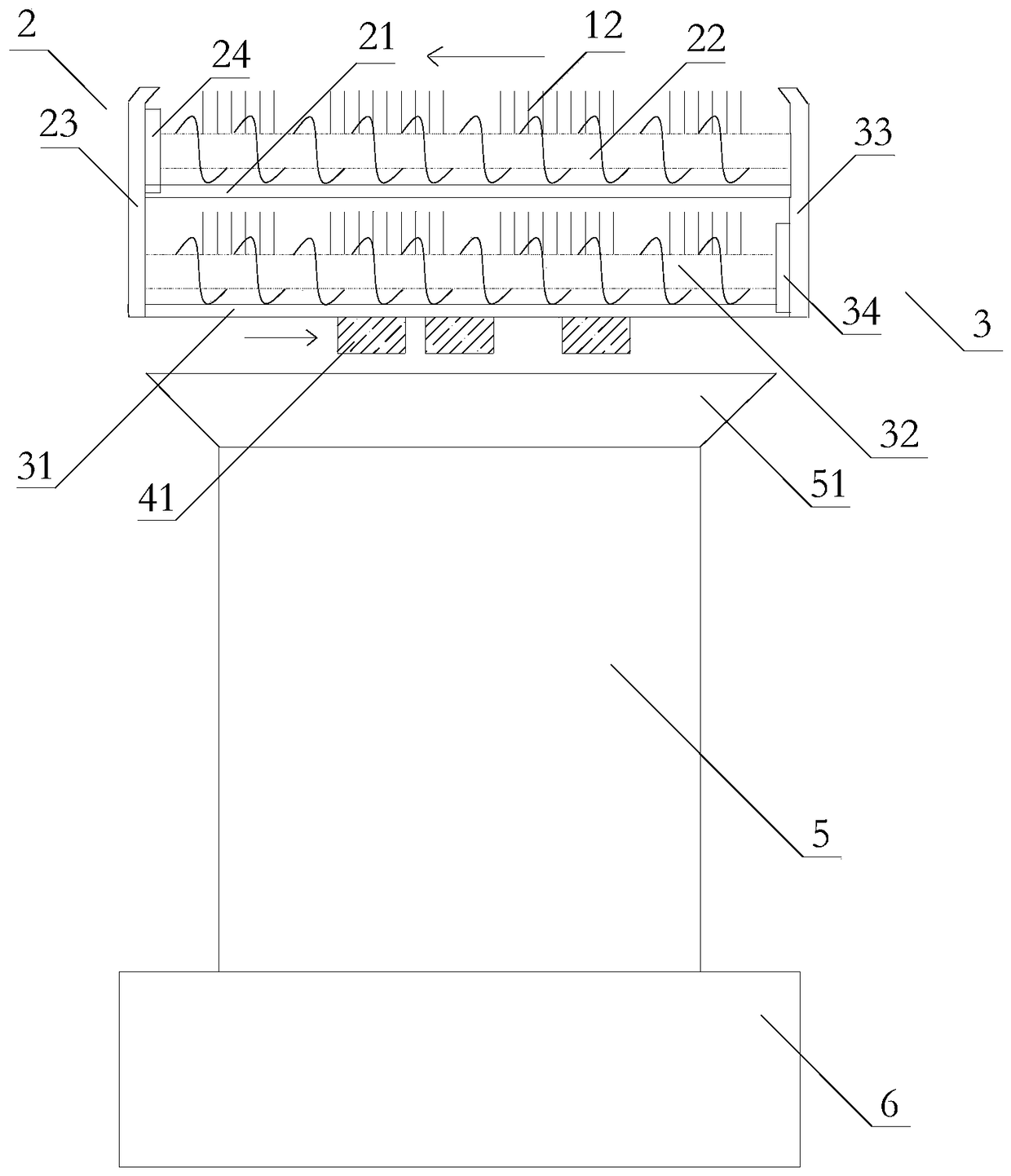 A self-cleaning comb box needle plate