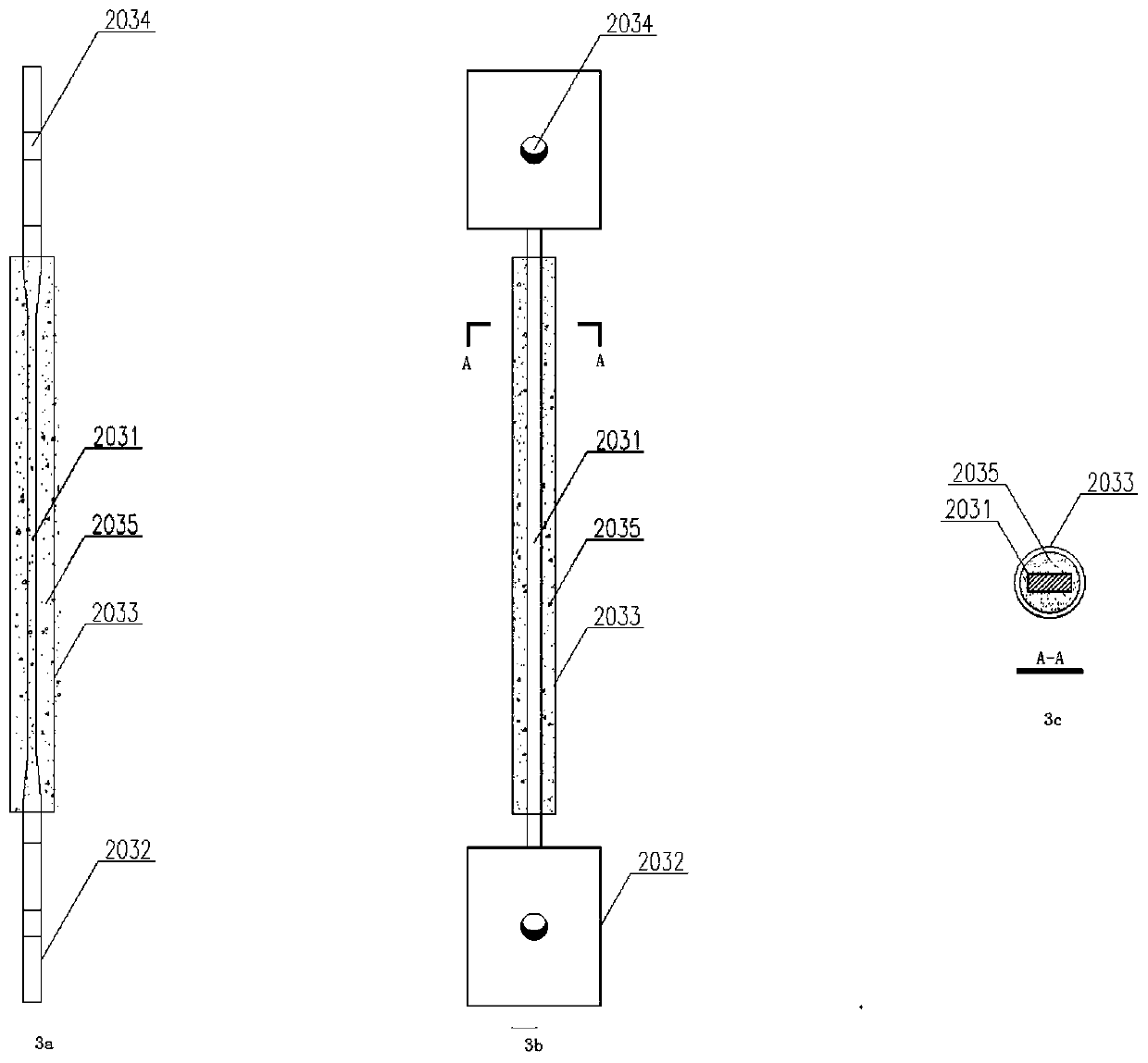 Self-resetting energy dissipating steel column base joint