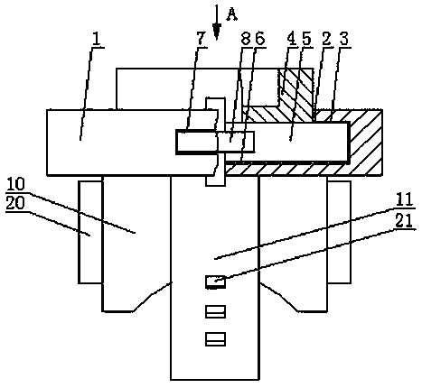 A support for mounting automotive radar