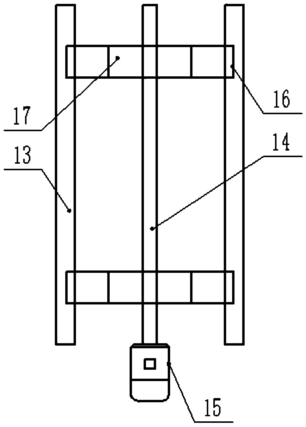 Clamping device of automatic cutting equipment for round steel pipes