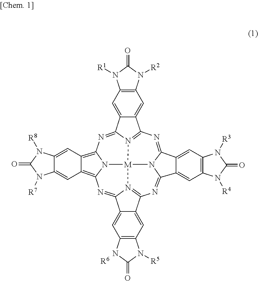 Phthalocyanine compound and method of preparing the same, color filter containing phthalocyanine compound, and coloring composition