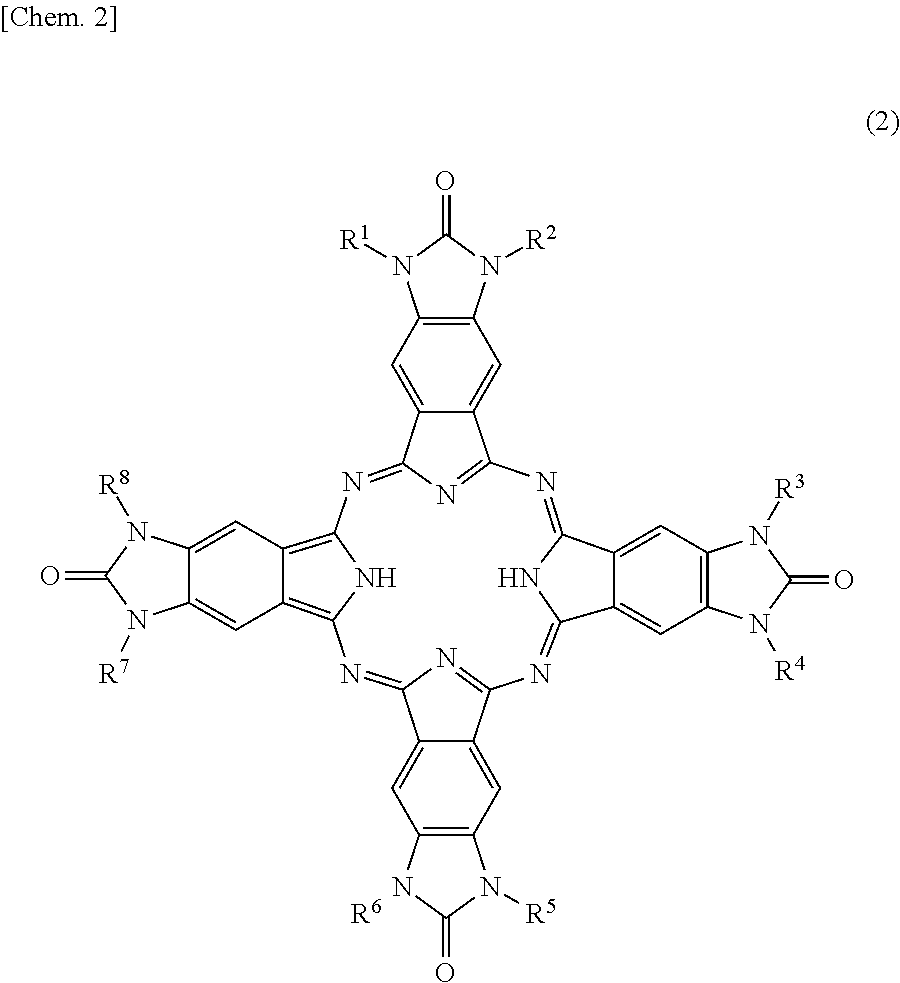 Phthalocyanine compound and method of preparing the same, color filter containing phthalocyanine compound, and coloring composition