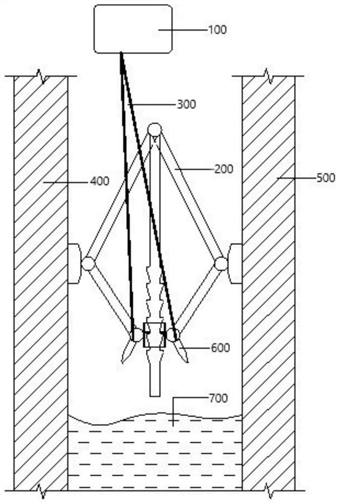 Auxiliary pile sinking device for prefabricated hollow pile