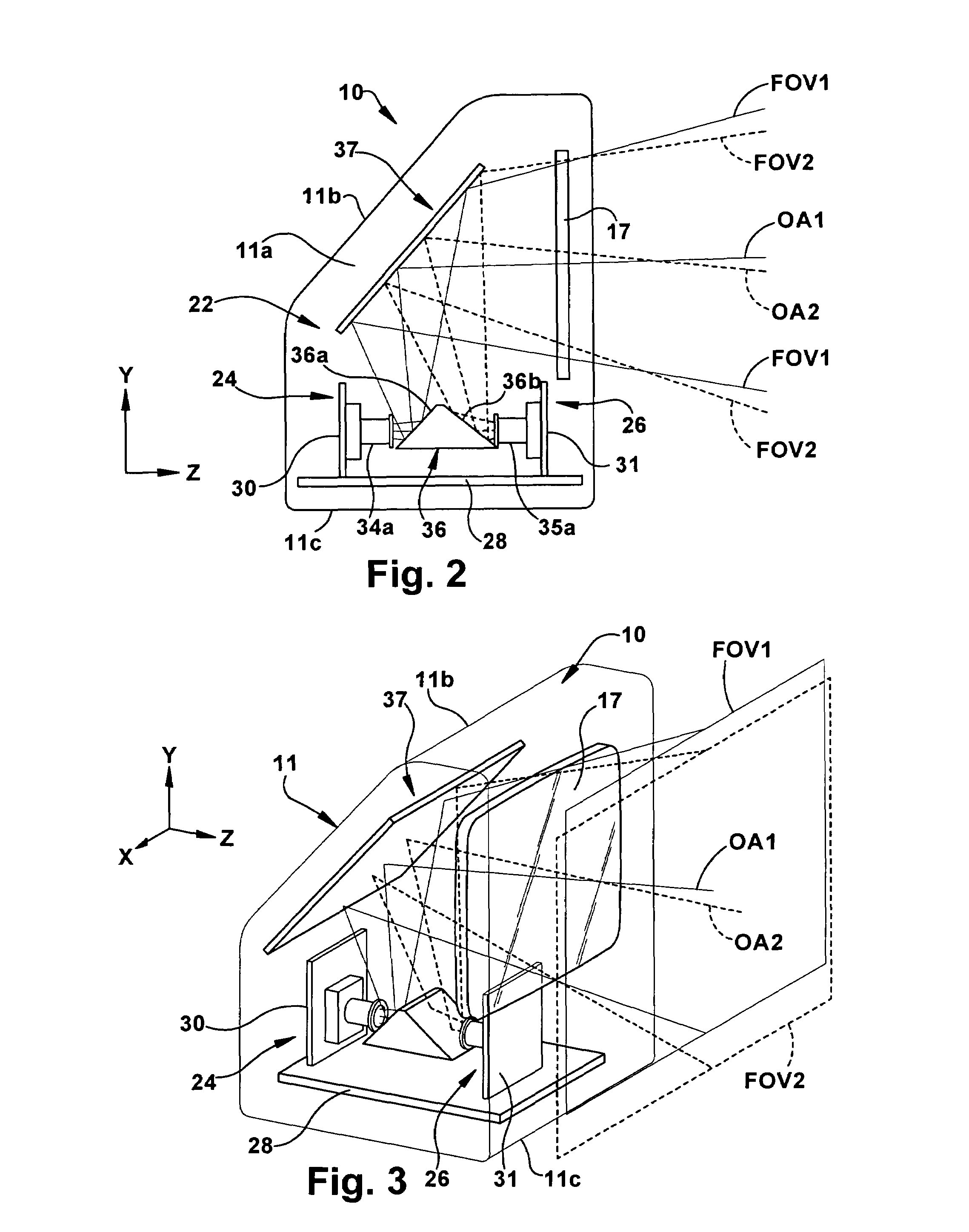 Dual camera assembly for an imaging-based bar code reader
