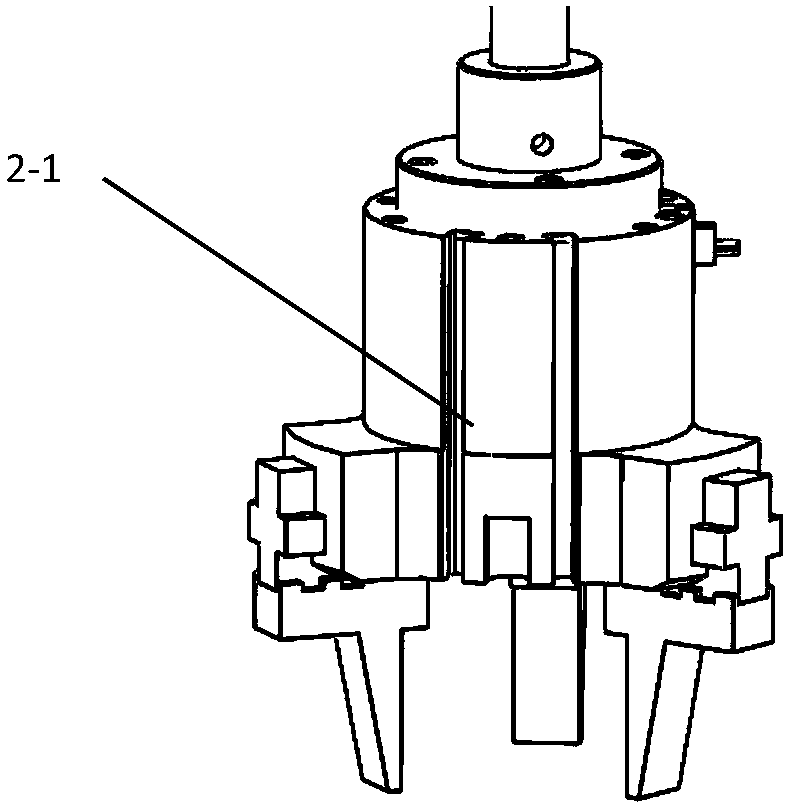 Gluing and coil mounting device for perforating bullet