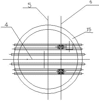 Development method of blind shaft frame for surface and underground parallel construction
