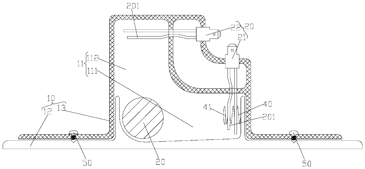 Vibration detection device, washing machine and vibration detection and control method of washing machine