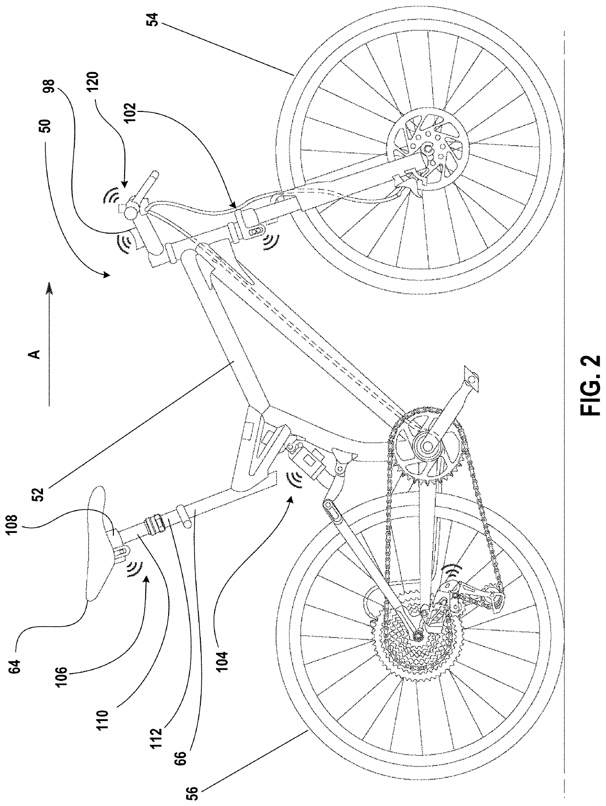 Bicycle component motion control