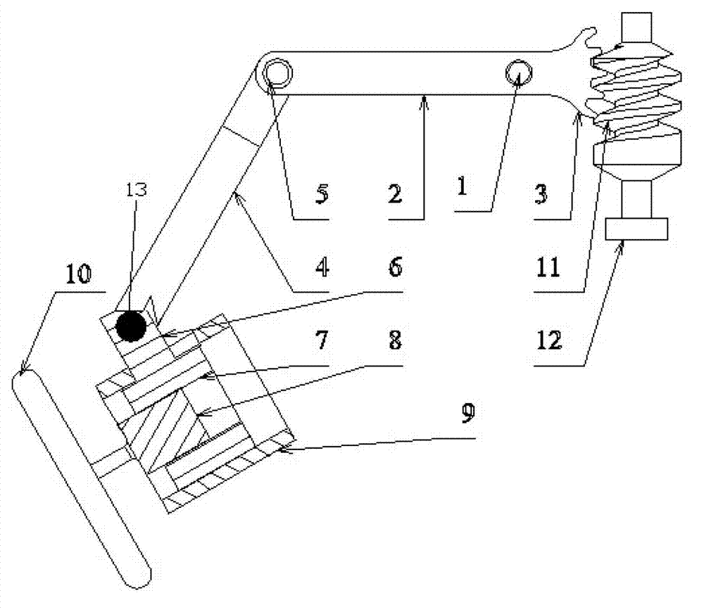 Multifunctional steering wheel mechanism for electric automobile
