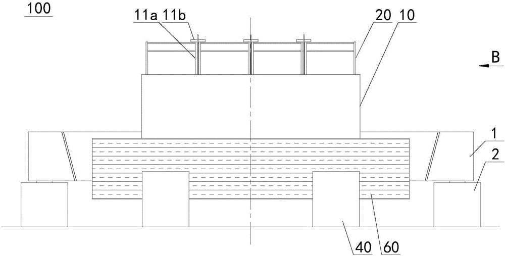 Balance weight loading device and loading method thereof