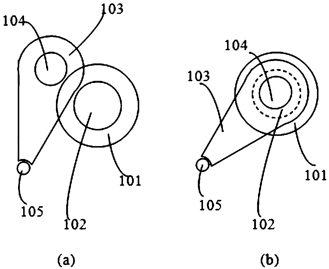 Variable aperture structure, camera module and electronic device