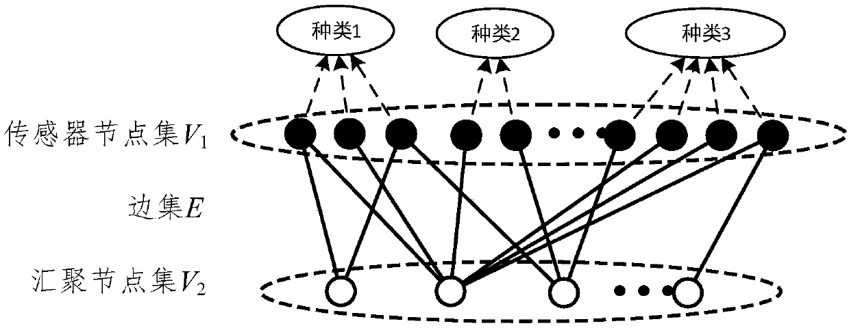 Wireless sensor network topology resource allocation method and device