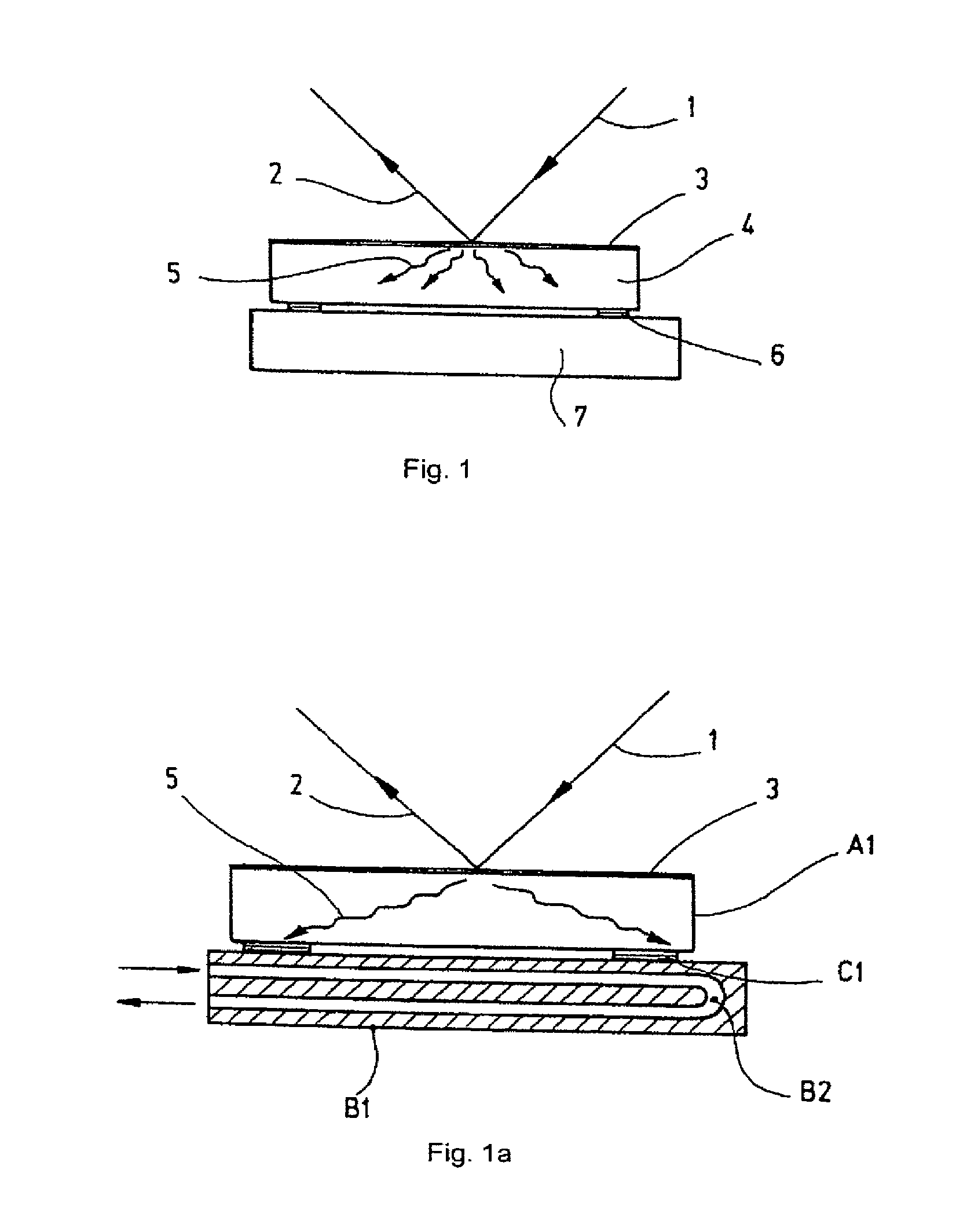 Optical Component Having an Improved Transient Thermal Behavior and Method for Improving the Transient Thermal Behavior of an Optical Component