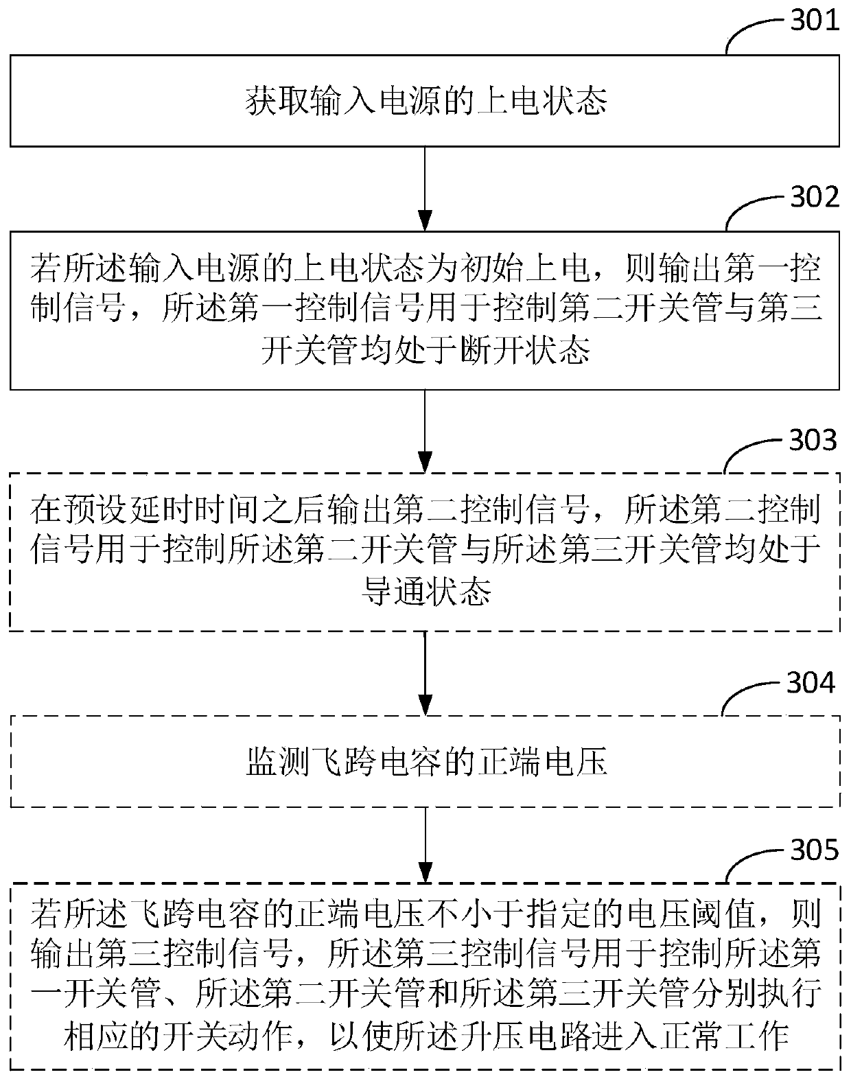 Boosted circuit and control method thereof