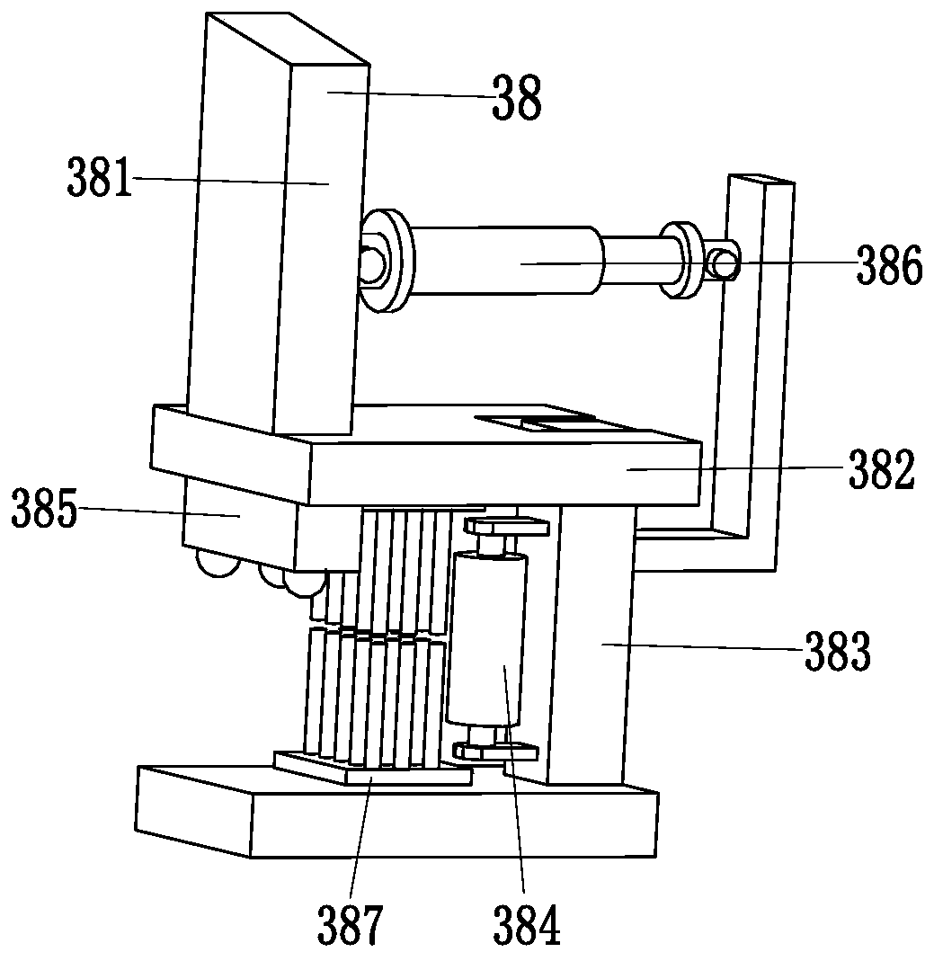 A kind of automatic cleaning equipment for cast flange pipe