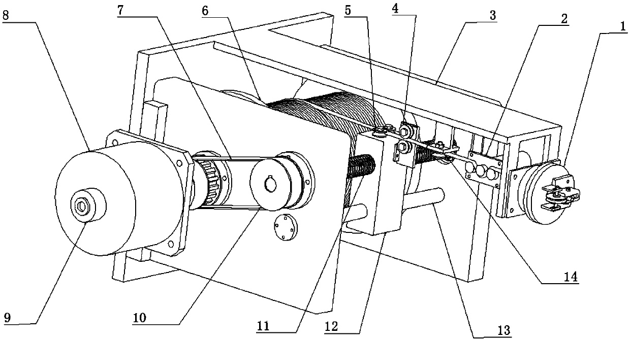 A tethered unmanned aerial vehicle retractable cable device and its control system