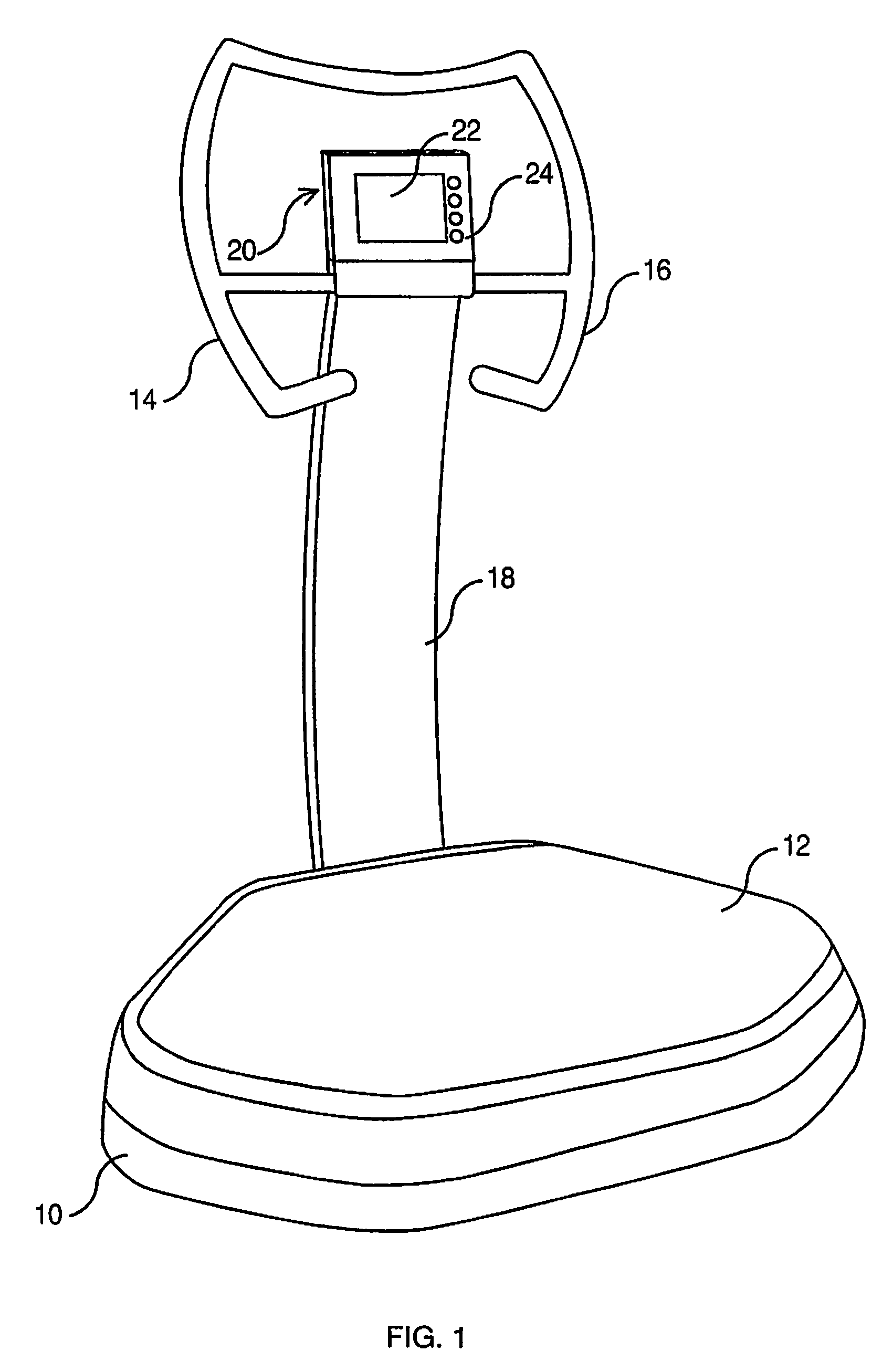 Vibrating plate apparatus for muscular toning