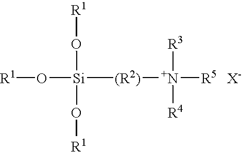 Thickened surfactant-free cleansing and multifunctional liquid coating compositions containing nonreactive abrasive solid particles and an organosilane quaternary compound and methods of using