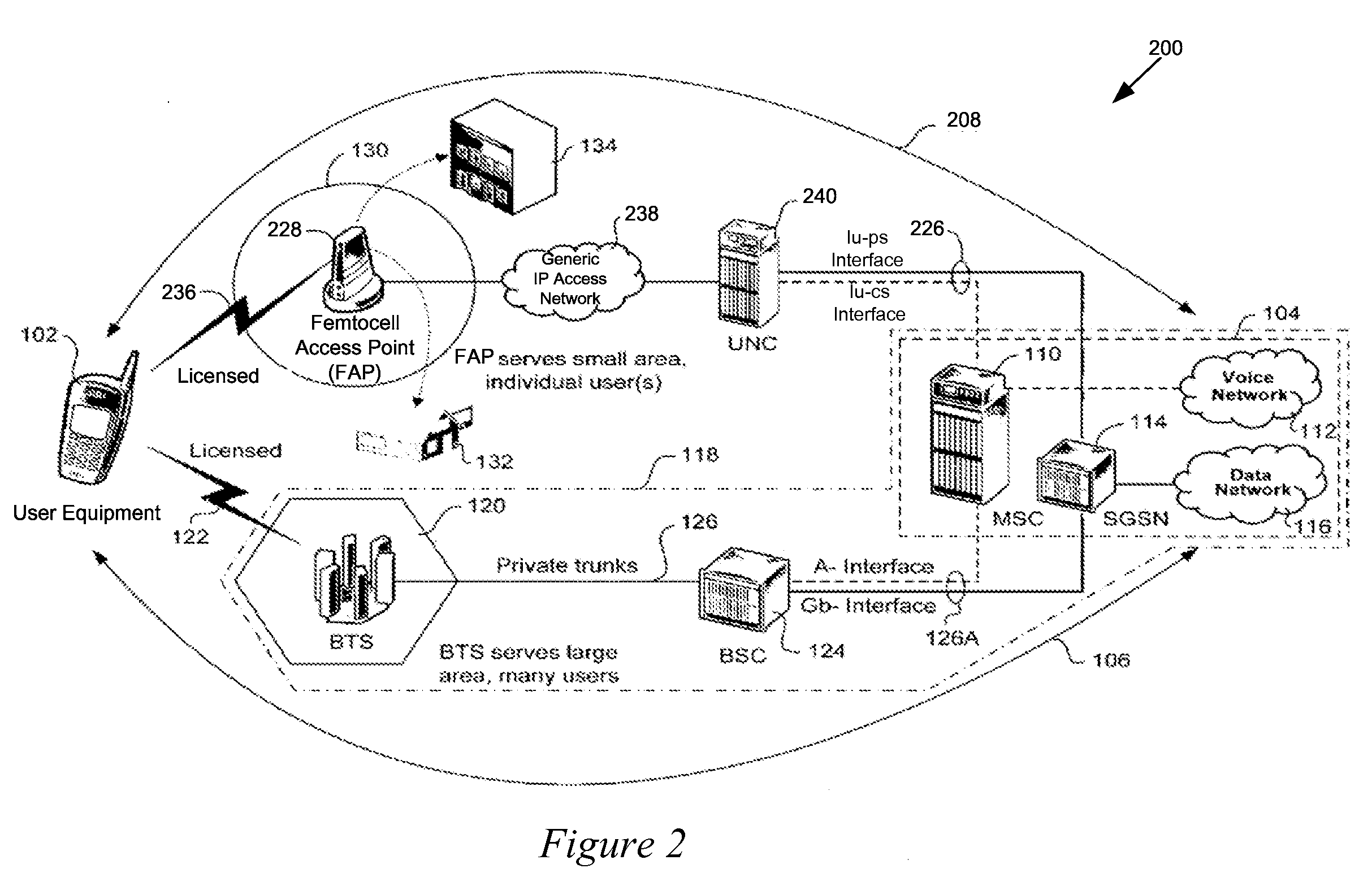 Method and system of providing landline equivalent location information over an integrated communication system