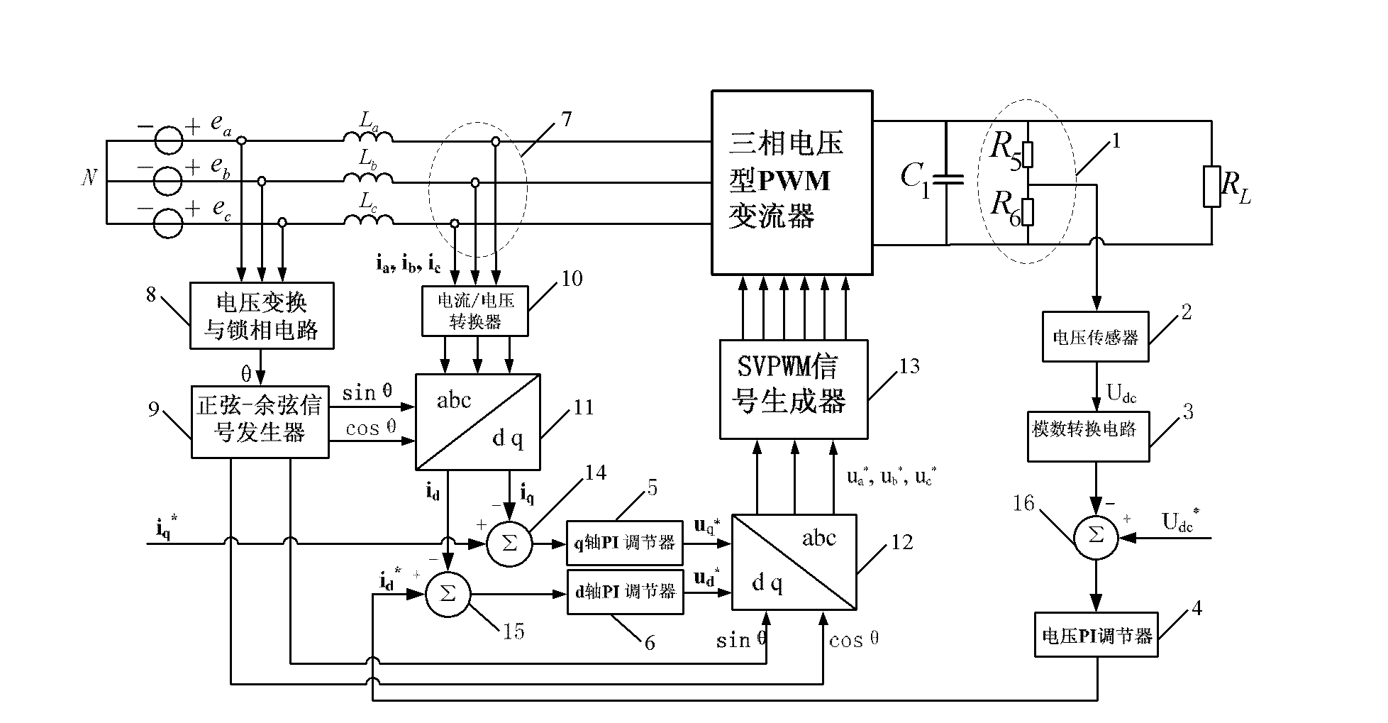 Storage battery reduction charge-discharge converter circuit