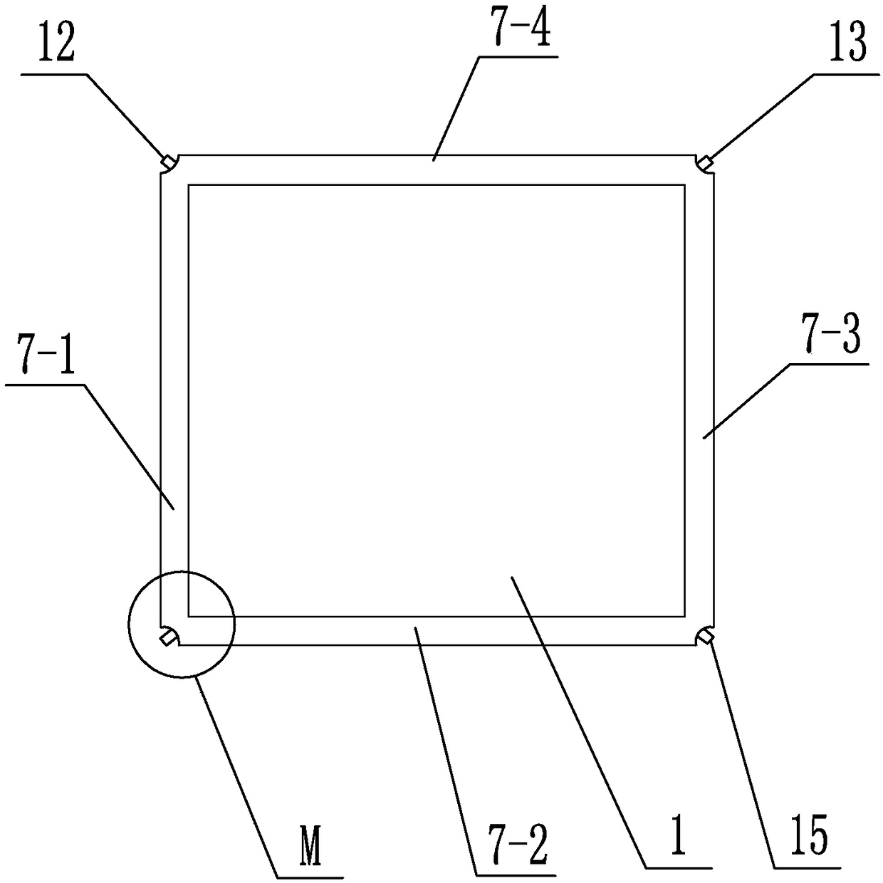 Learning mold of side surface unfolding pattern of cube and 90-degree rotation operation method thereof