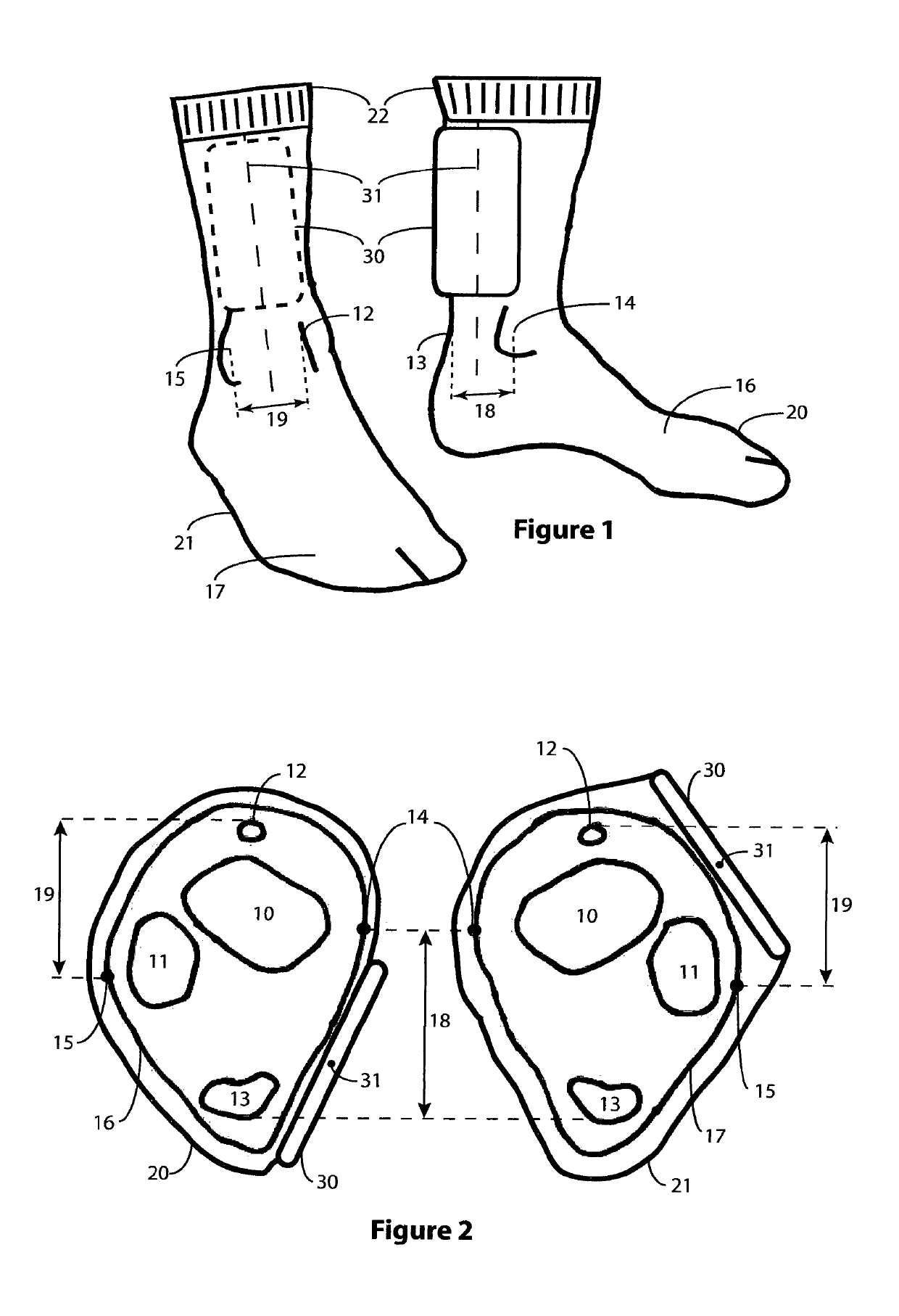 Footwear article provided with means for holding or attaching an object on said article