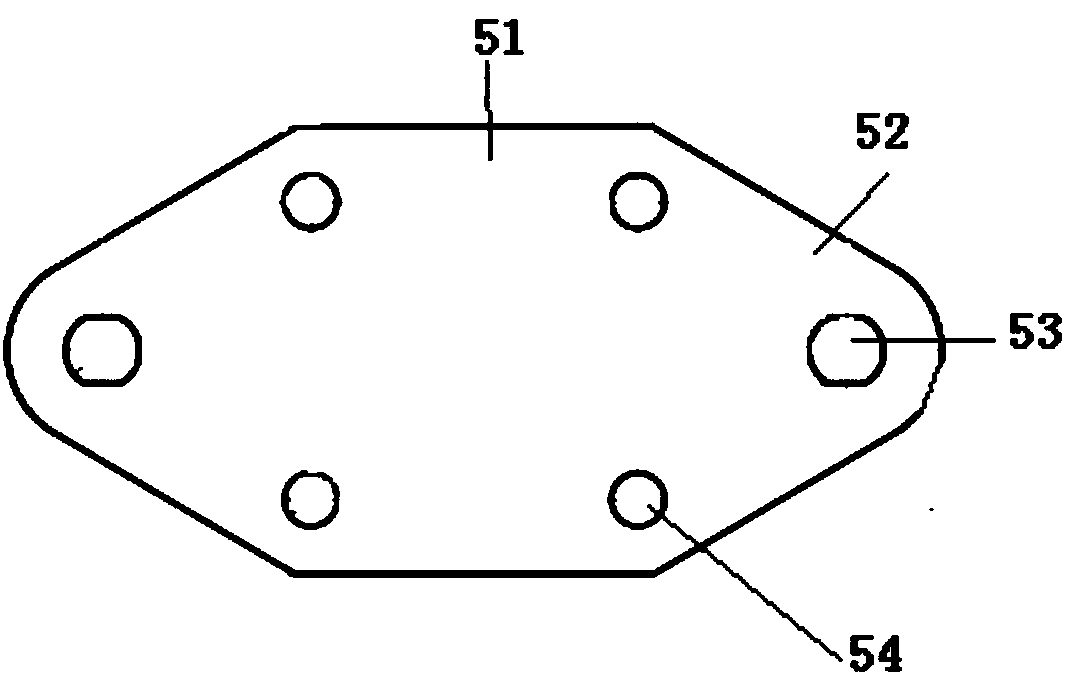 Traction chain of slag conveyor