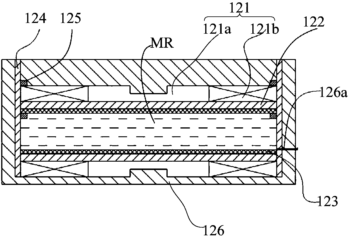 Damping device and transporting system