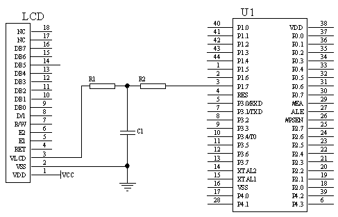 Adjusting circuit of contrast ratio of liquid crystal display (LCD)