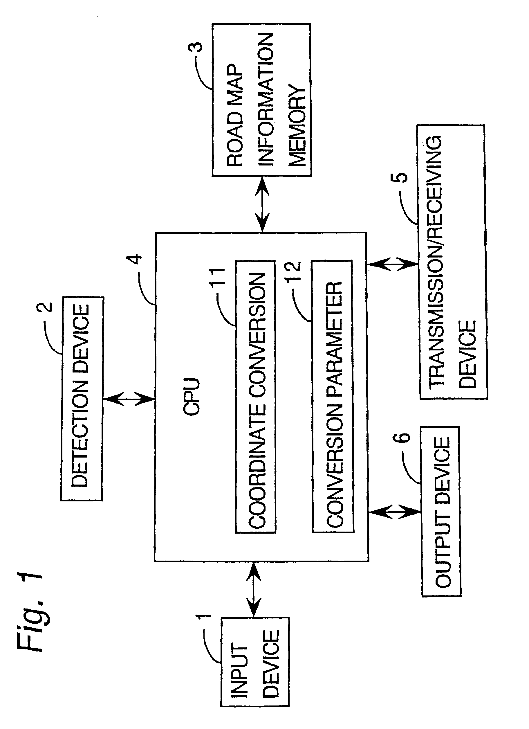 Road map display device and redoce media for use in the same