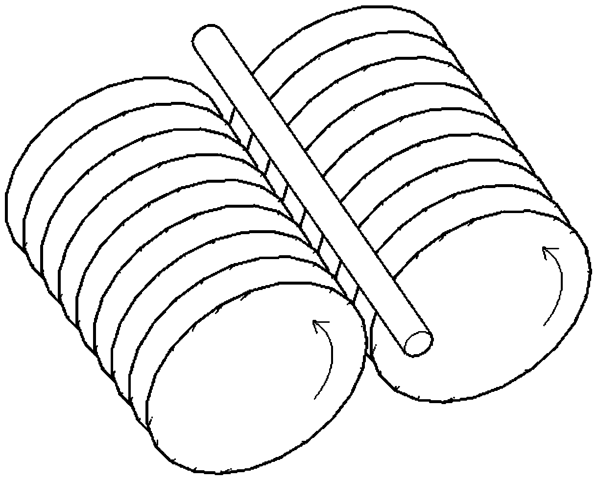 A method for producing granular compound fertilizer by squeezing and rubbing