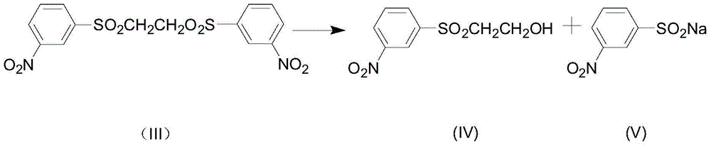 Synthetic method of 3-(beta-hydroxyethyl sulfonyl)-nitrobenzene