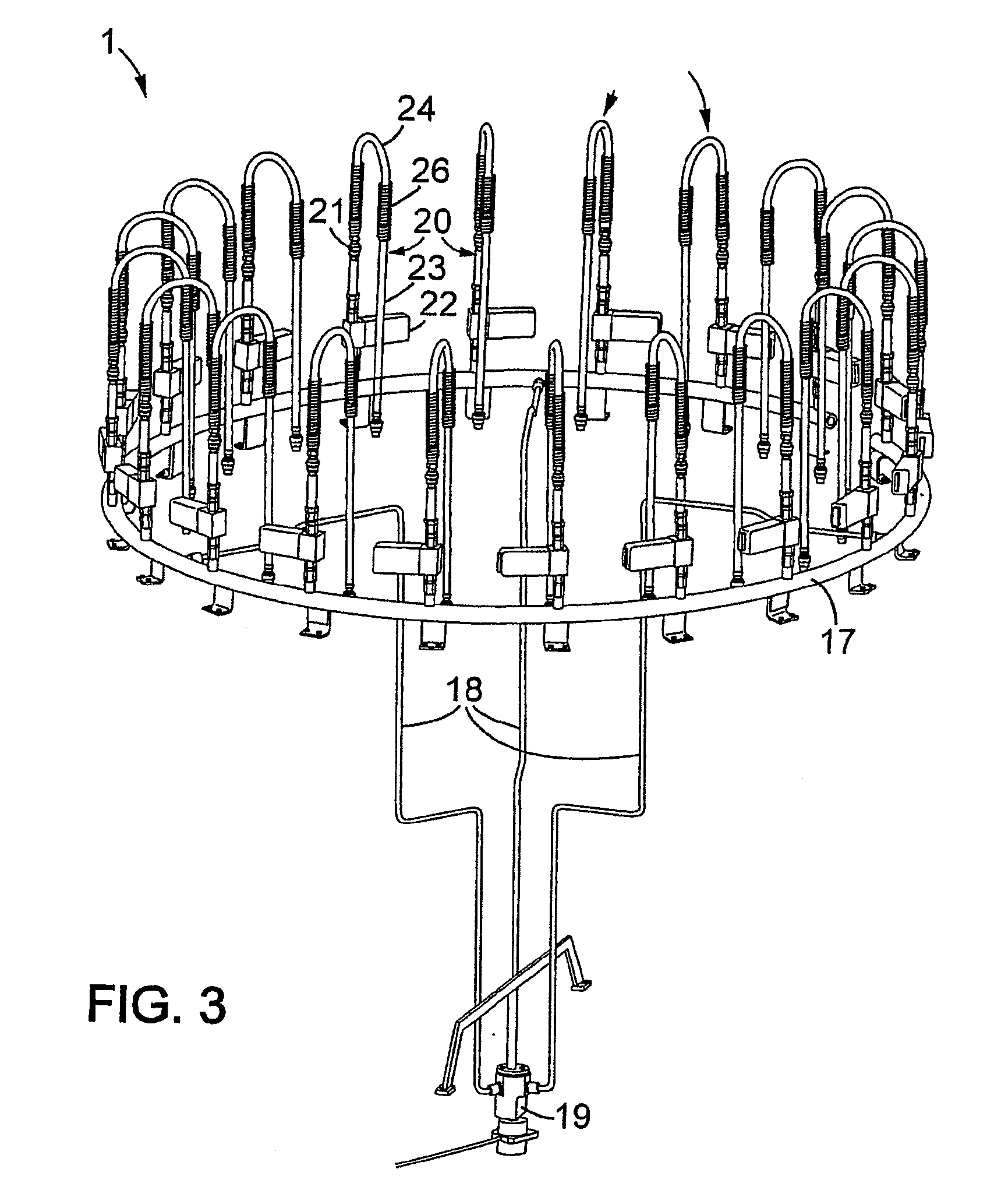 Apparatus for Plasma-Enhanced Chemical Vapor Deposition (Pecvd) of an Internal Barrier Layer Inside a Container, Said Apparatus Including a Gas Line Isolated by a Solenoid Valve