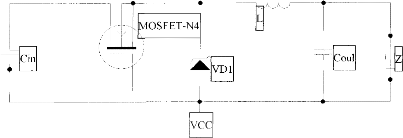 Buck converter for railway LED (Light Emitting Diode) signal lamp