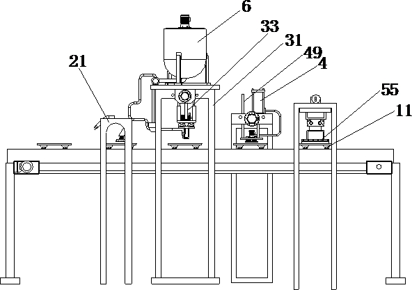 A device for repairing scratches on mosaic tiles