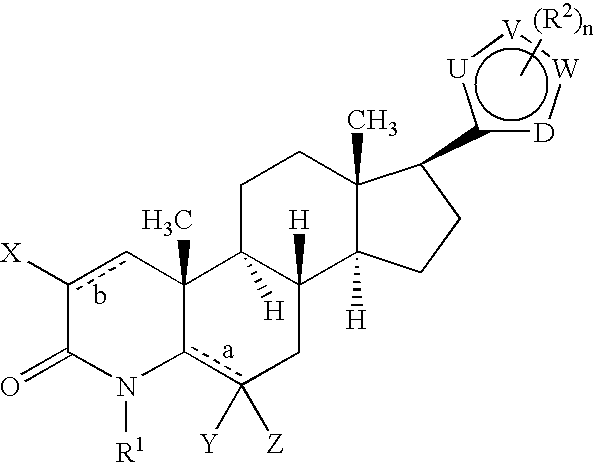 17-Heterocyclic-4-azasteroid derivatives as androgen receptor modulators