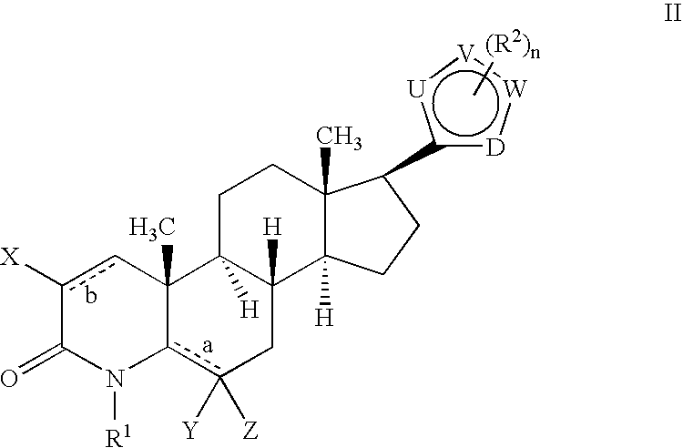 17-Heterocyclic-4-azasteroid derivatives as androgen receptor modulators