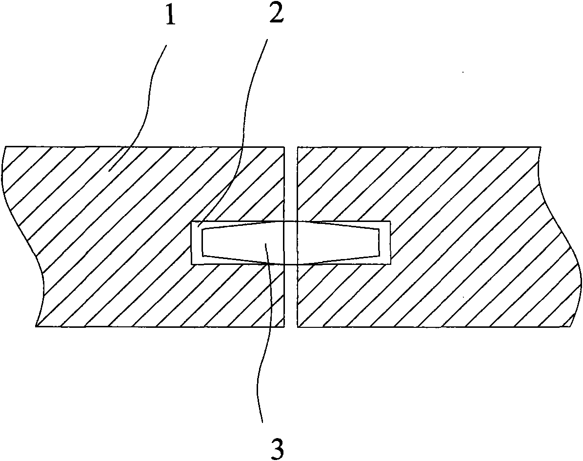 Floor block connecting structure and floor block adopting the same
