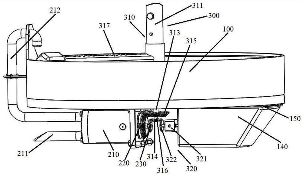 Water quality improvement device for closed waters based on photocatalysis