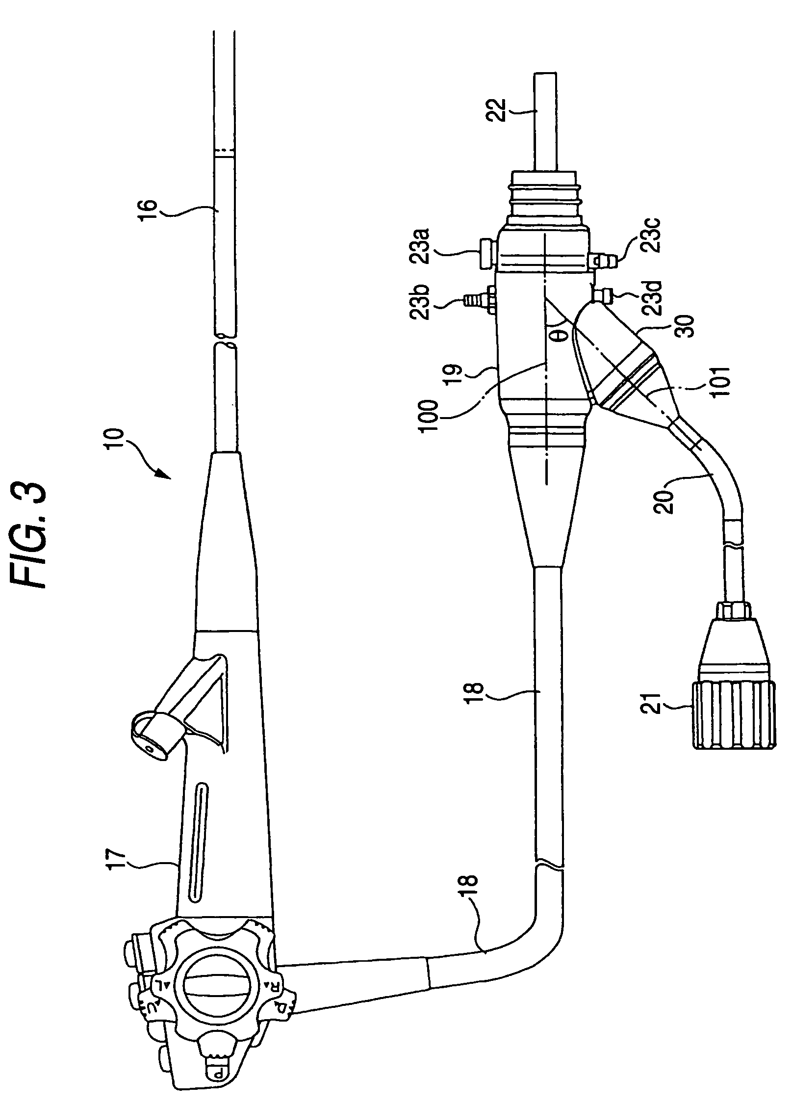 Endoscope connector device, endoscope cable lead-out unit and endoscope device