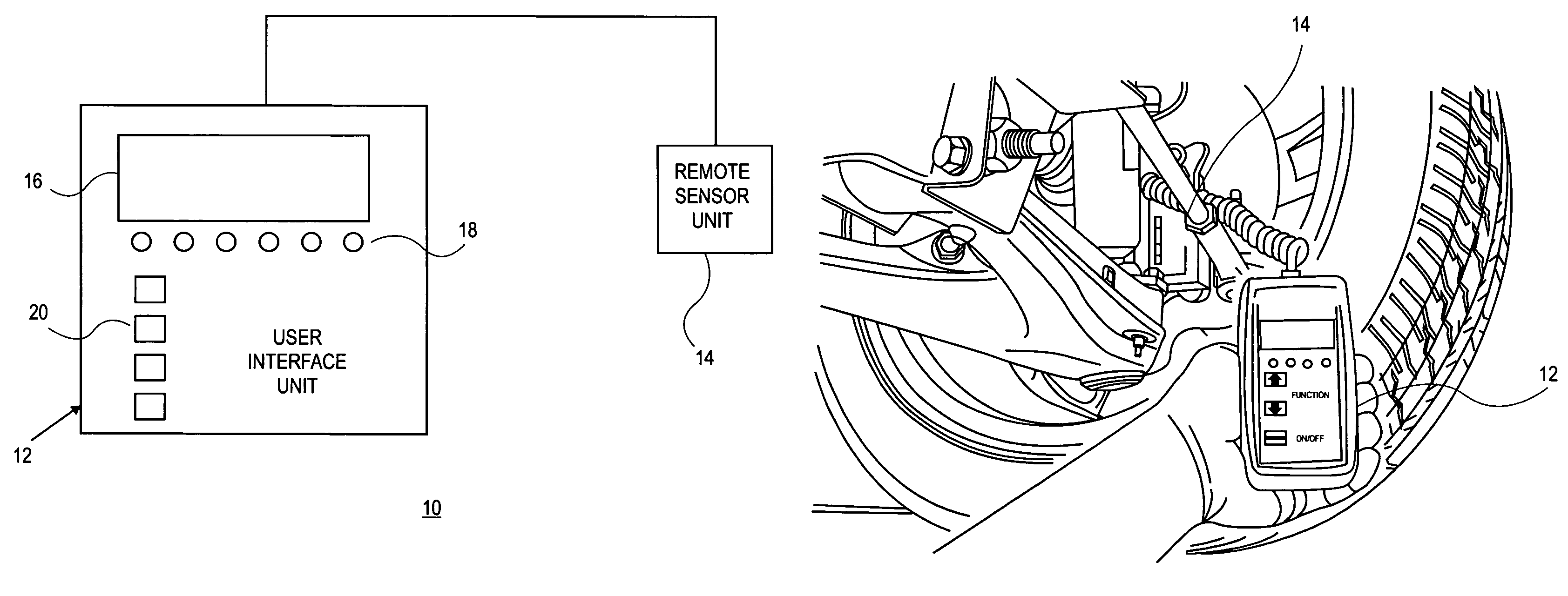 Remote sensing digital angle gauge