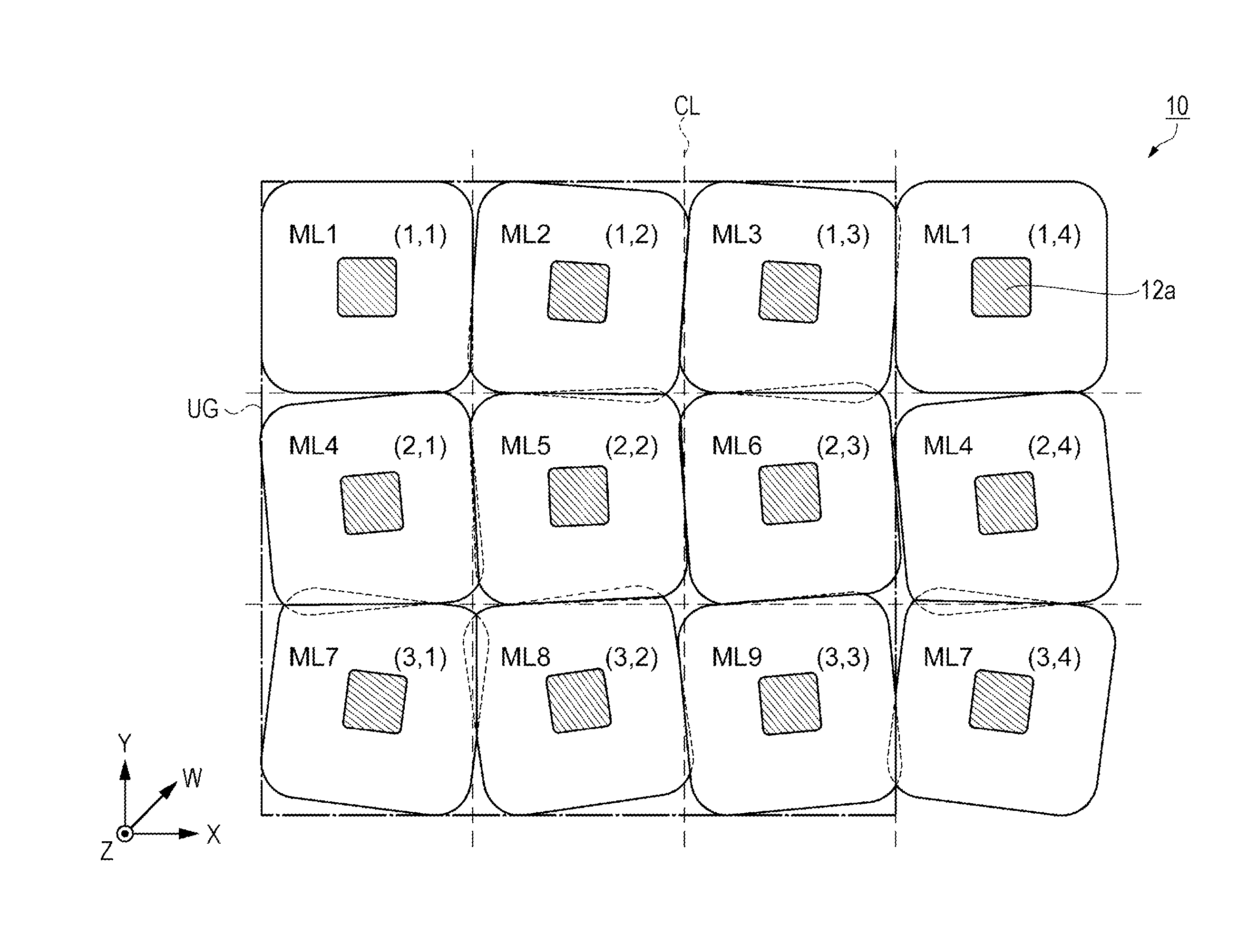 Lens array, method for manufacturing lens array, electro-optical device, and electronic apparatus
