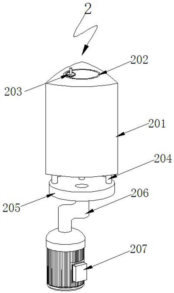 Quantitative granular solid mixing and grinding device