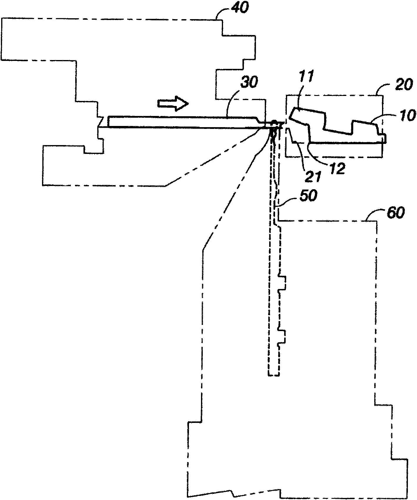 Terry-shearing method in towel-weaving process and terry-shearing device thereof
