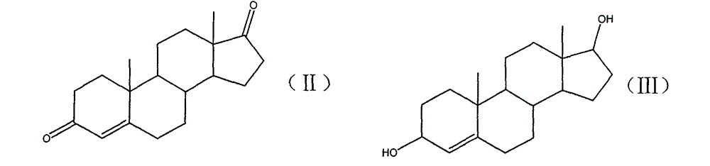A kind of preparation method of 5α-androstanedione