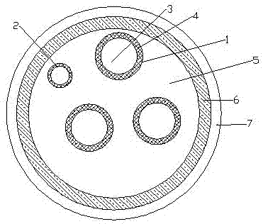 High temperature resistant cross-linked insulated tinned copper wire power cable below 35kv