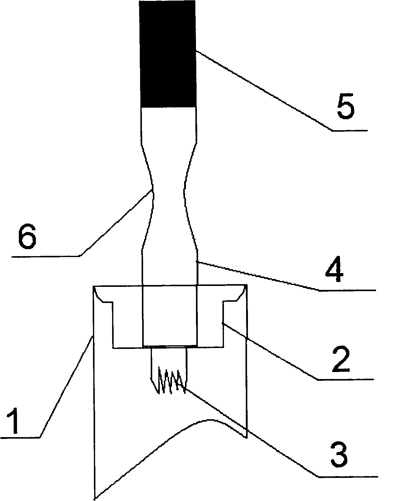 Lamp tube for lamp with cover and manufacturing method